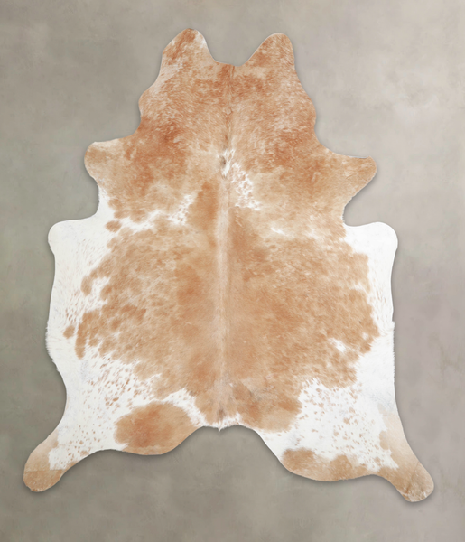 Beige and White Cowhide Rug #A26083