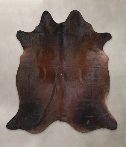 Brown with Red Cowhide Rug #A26088