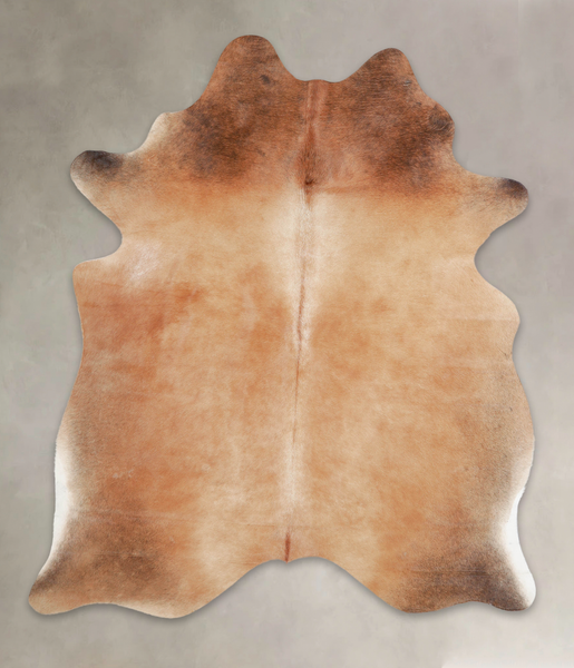 Solid Brown Cowhide Rug #A26095
