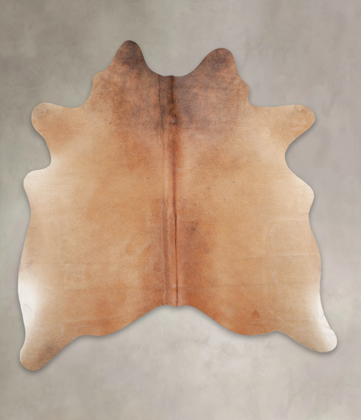 Solid Brown Cowhide Rug #A26098