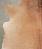 Solid Brown Cowhide Rug #A26098
