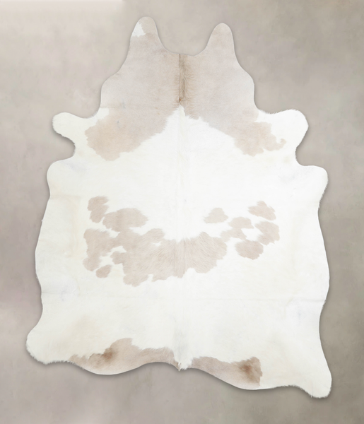 Beige and White Cowhide Rug #A26129