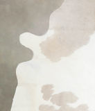 Beige and White Cowhide Rug #A26129