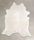 Beige and White Cowhide Rug #A26164