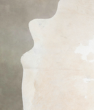 Beige and White Cowhide Rug #A26164