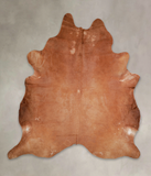 Solid Brown Cowhide Rug #A26174