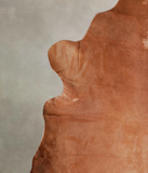 Solid Brown Cowhide Rug #A26174