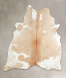Beige and White Cowhide Rug #A26197
