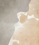 Beige and White Cowhide Rug #A26197