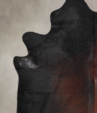 Brown with Red Cowhide Rug #A26233