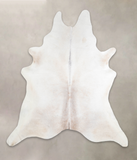 Grey with Beige Cowhide Rug #A26247