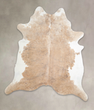 Beige and White Cowhide Rug #A26266