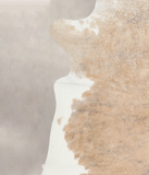 Beige and White Cowhide Rug #A26266