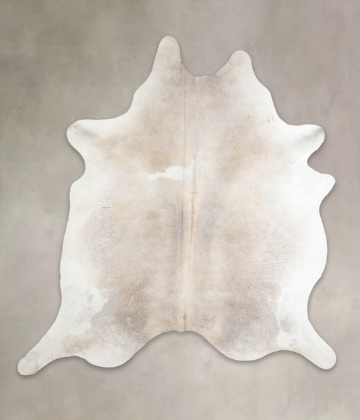 Grey with Beige Cowhide Rug #A26276