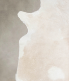 Beige Cowhide Rug #A26391
