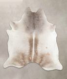 Grey with Beige Cowhide Rug #A26440