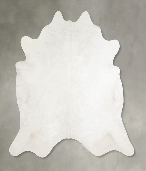 Solid White Cowhide Rug #A26478