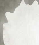 Solid White Cowhide Rug #A26478