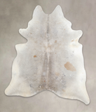 Grey with Beige Cowhide Rug #A26483
