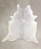 Grey with Beige Cowhide Rug #A26579