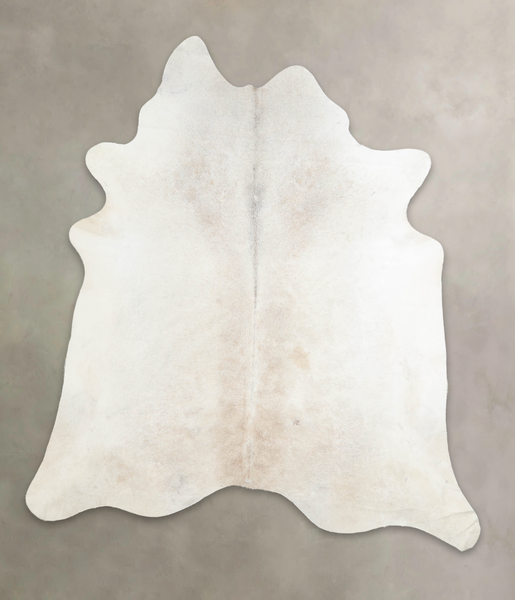 Grey with Beige Cowhide Rug #A26597