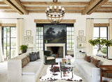 Tricolor X-Large European Cowhide Rug 6'8"H x 6'2"W #A26737 by Hudson Hides