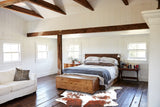 Tricolor X-Large European Cowhide Rug 6'7"H x 6'3"W #A26744 by Hudson Hides