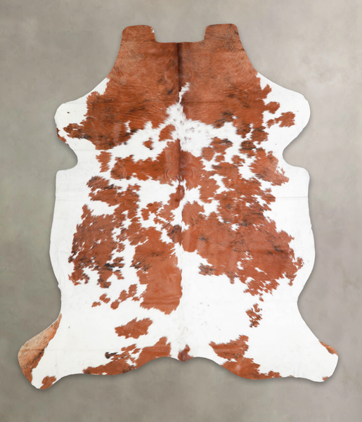 Brown and White Cowhide Rug #A26963