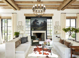 Tricolor Large European Cowhide Rug 6'5"H x 6'1"W #A26997 by Hudson Hides