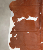 Brown and White Cowhide Rug #A27014