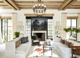 Brown and White Cowhide Rug #A27031