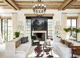 Tricolor Large European Cowhide Rug 6'3"H x 5'8"W #A27057 by Hudson Hides