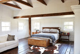 Tricolor Large European Cowhide Rug 6'3"H x 5'8"W #A27057 by Hudson Hides