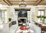 Brown and White Cowhide Rug #A27058