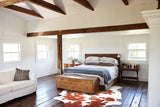 Brown and White Cowhide Rug #A27059