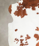 Brown and White Cowhide Rug #A27062