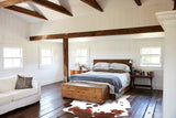 Brown and White Cowhide Rug #A27062