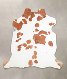 Brown and White Cowhide Rug #A27067