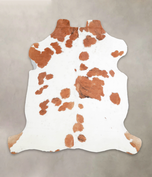 Brown and White Cowhide Rug #A27067