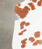 Brown and White Cowhide Rug #A27067