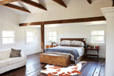 Brown and White Cowhide Rug #A27067