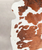 Brown and White Cowhide Rug #A27077