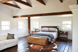 Tricolor Large European Cowhide Rug 6'4"H x 5'9"W #A27082 by Hudson Hides