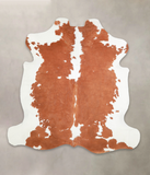 Brown and White Cowhide Rug #A27083