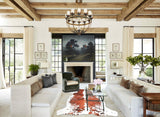 Tricolor Large European Cowhide Rug 6'3"H x 5'8"W #A27092 by Hudson Hides