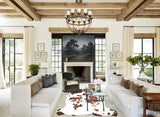 Tricolor Large European Cowhide Rug 6'1"H x 5'6"W #A27151 by Hudson Hides