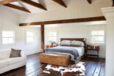 Tricolor Large European Cowhide Rug 6'1"H x 5'6"W #A27151 by Hudson Hides
