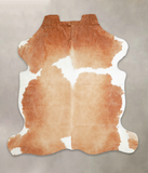 Brown and White Cowhide Rug #A27184