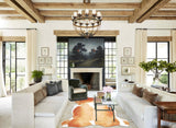 Brown and White Cowhide Rug #A27184