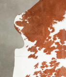 Brown and White Cowhide Rug #A27188